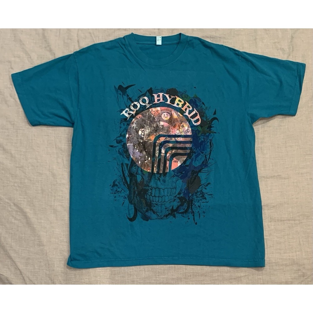Los Angeles Apparel Shirt Men's Size XL Blue Short Sleeve T-shirt Crew Neck‎